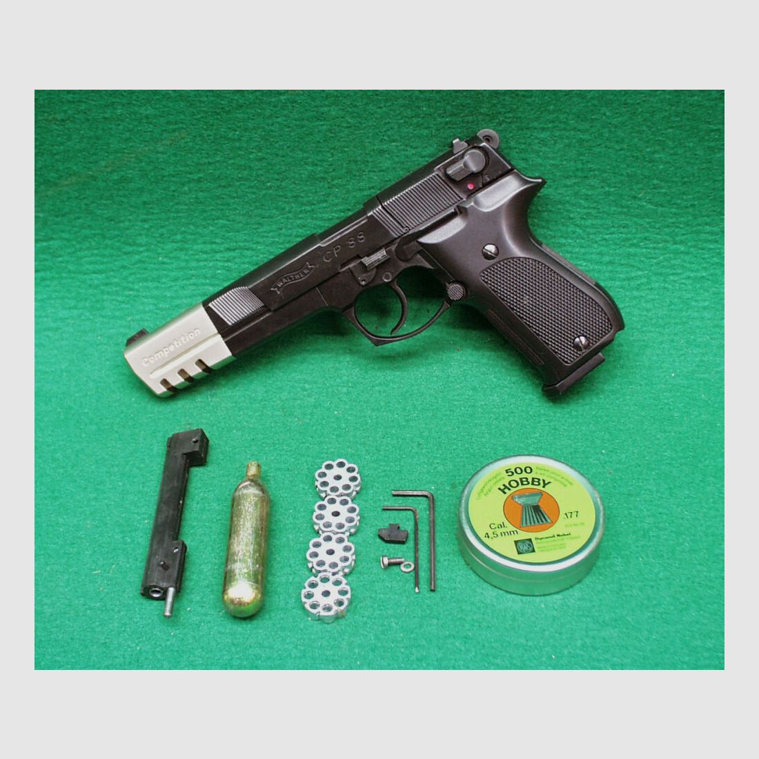 Umarex	 Walther CP88  4" Competition CO2 Pistole