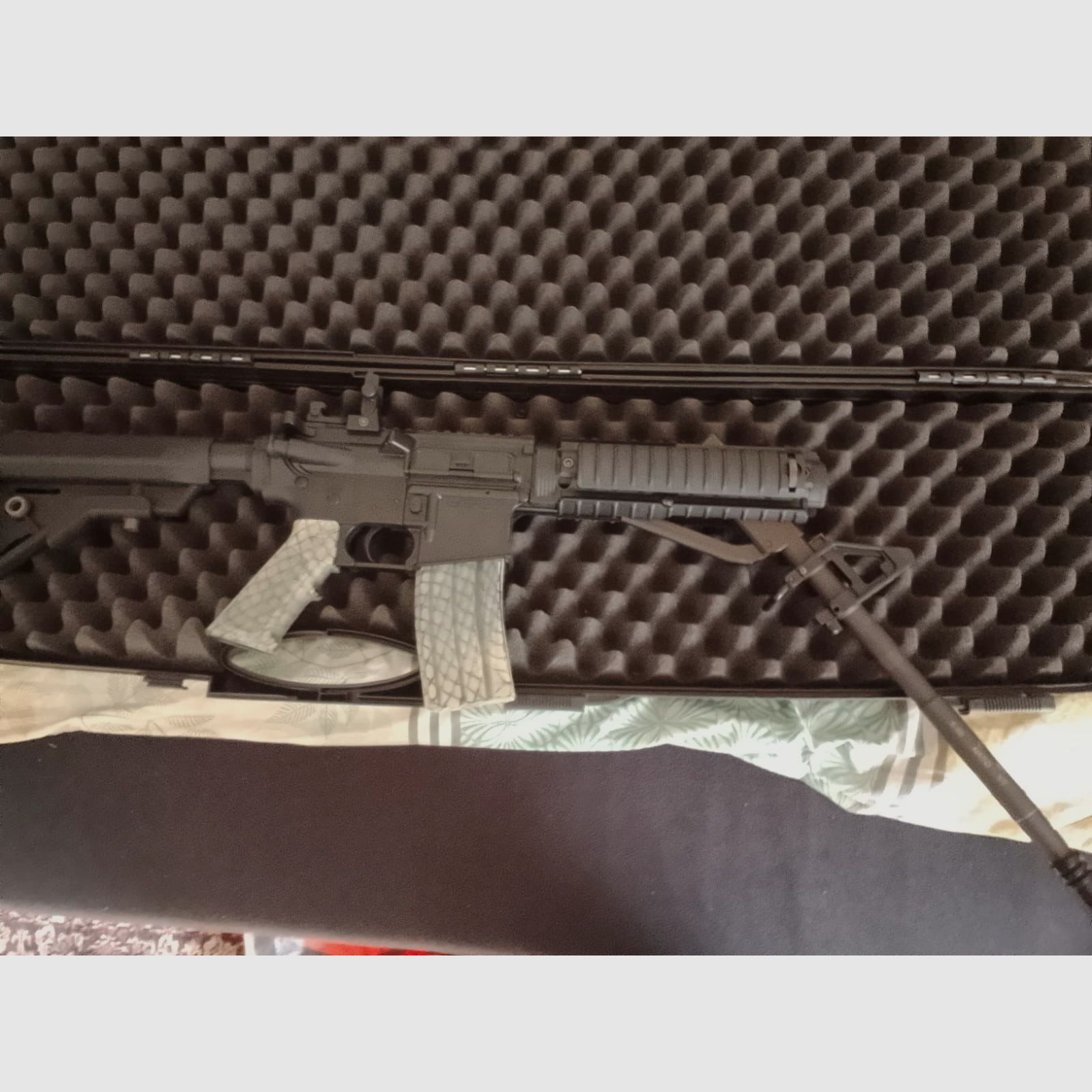 M4 Carbine Kipplauf 4,5mm + Tasche