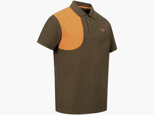 BLASER MEN'S SHOOTING POLO BROWN / ORANGE