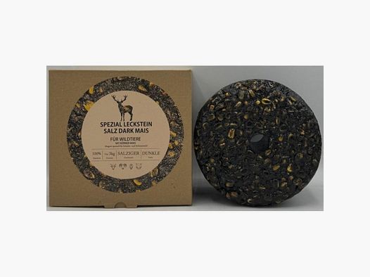 Sucettes pour animaux sauvages Spécial Lick de Sel Maïs Sombre