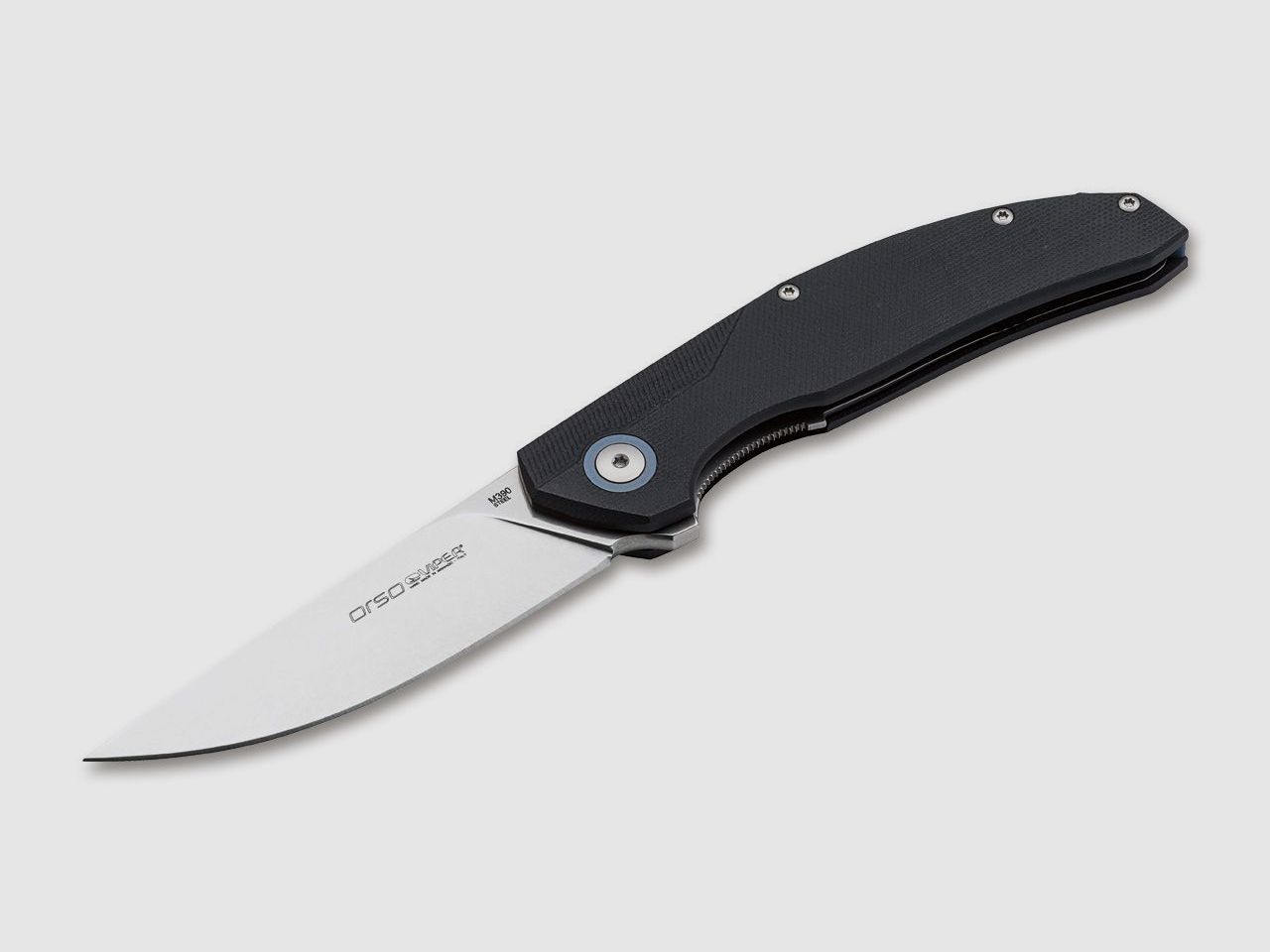 Coltello a serramanico Orso G10 Nero
