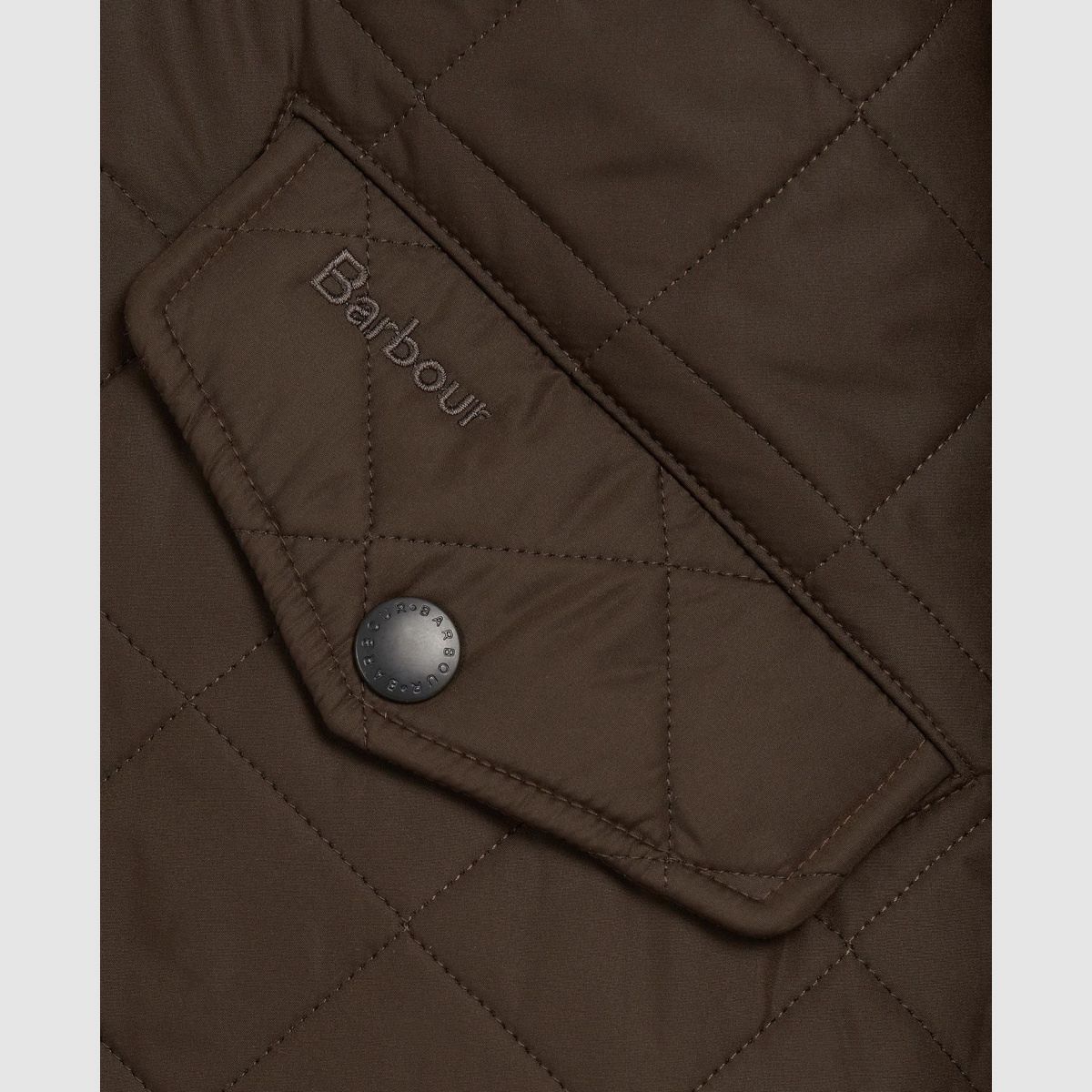 Kurtka puchowa BARBOUR Powell Oliwkowa