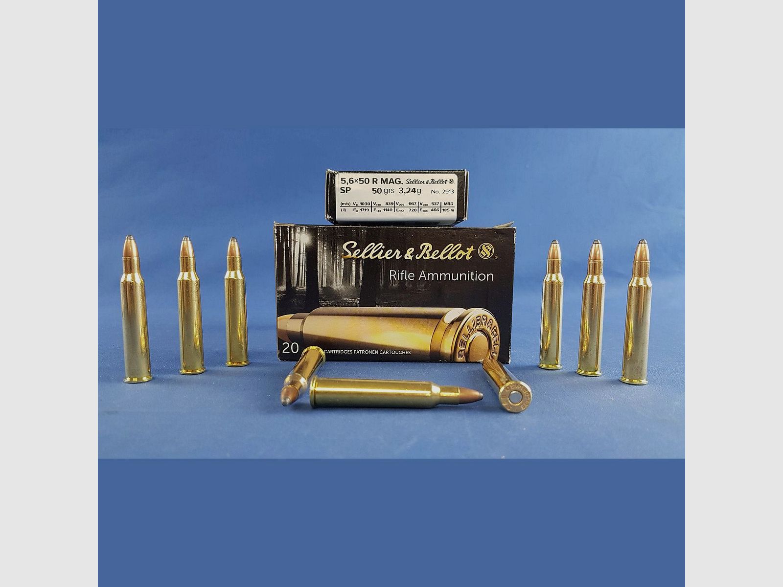 Sellier & Bellot 5,6×50 R Mag. SP 3,2g/50grs.