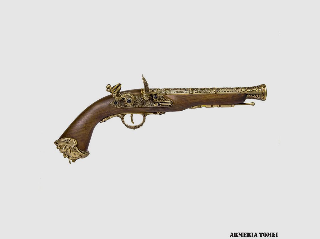 HFC – GASPISTOLE FLINTLOCK GOLD Kal. 6MM, Bild 1 von 2