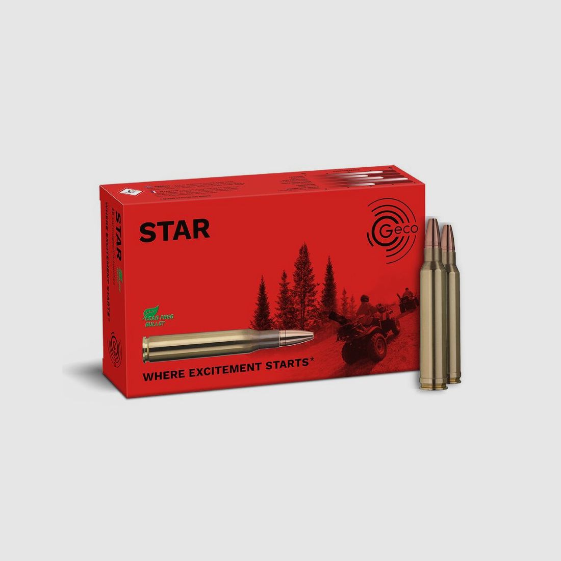 Geco Star Kaliber .300 Win. Mag. Jagdmunition 165gr