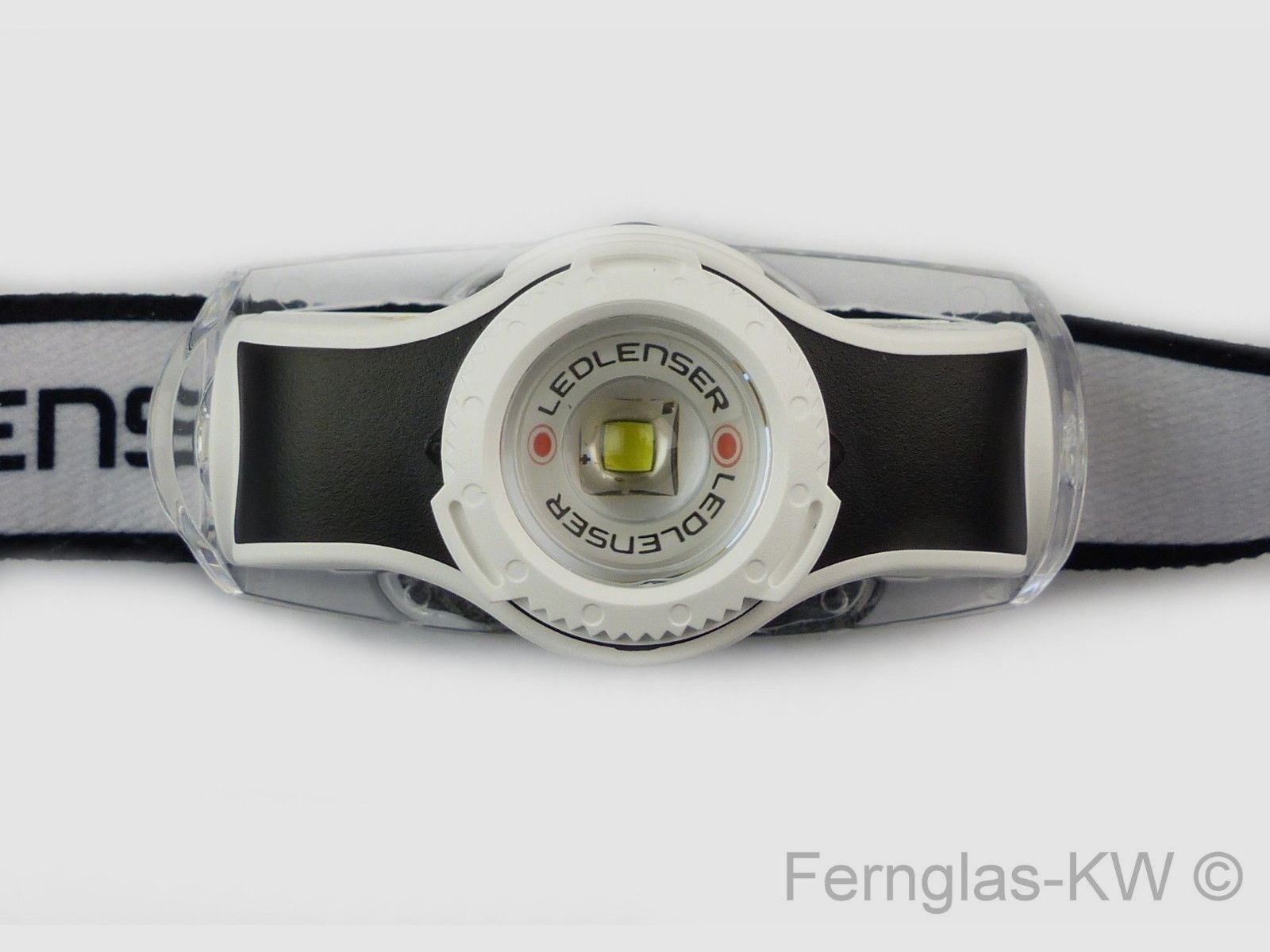 Ledlenser 500950 LED Kopflampe Stirnlampe MH5 Schwarz Weiß 400 Lumen mit Akku