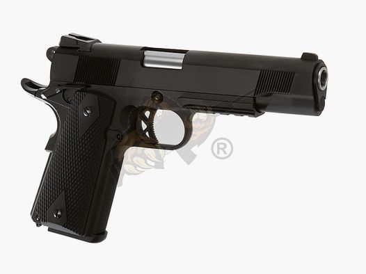 M1911 MEU Tactical Full Metal, GBB Black -F-