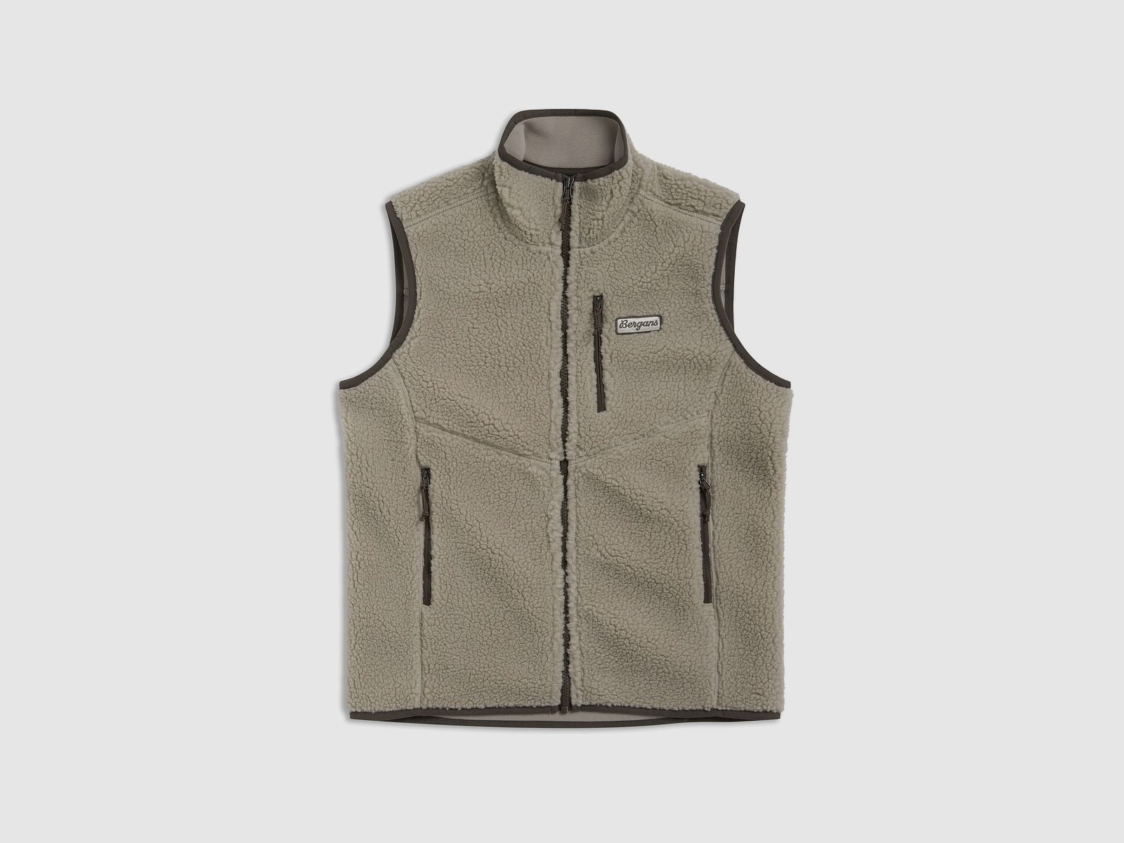 Bergans Lunnan Pile Fleece Chaleco Hombre Coastal Sand M