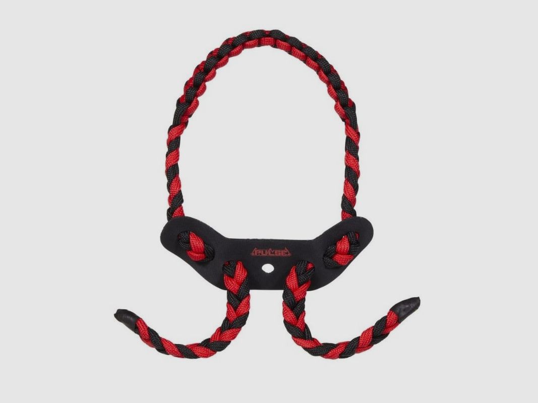 ALLEN DRAGONA IN PARACORD VOOR DOELBOOGSCHIETEN ROOD/ZWART