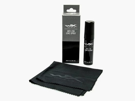 WX Spray przeciwmgielny 25ml w zestawie z ściereczką do okularów