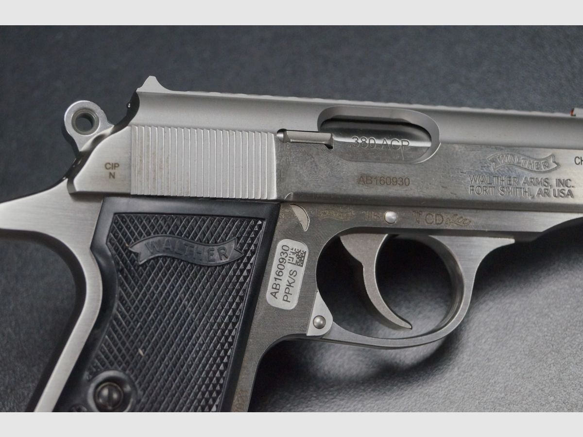 Walther PPK/S Acier inoxydable 9mm court, image 3 sur 8