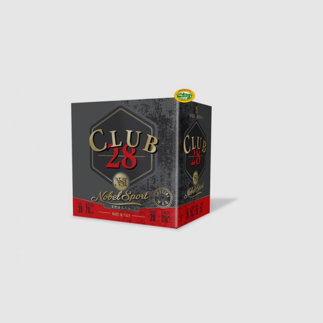 NOBEL Patronen CLUB Kal.28 gr.21 pb.10 ohne Behälter