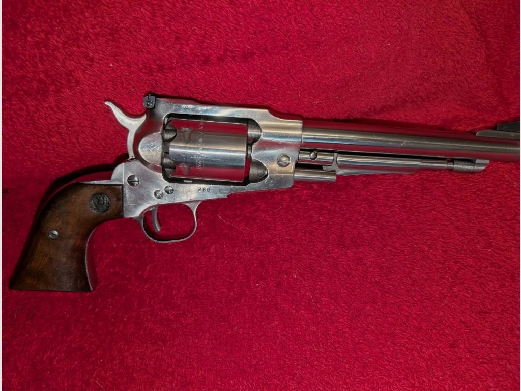 Sturm Ruger Schwarzpulverrevolver Modell Old Army Edelstahl, Kal. .44 BP