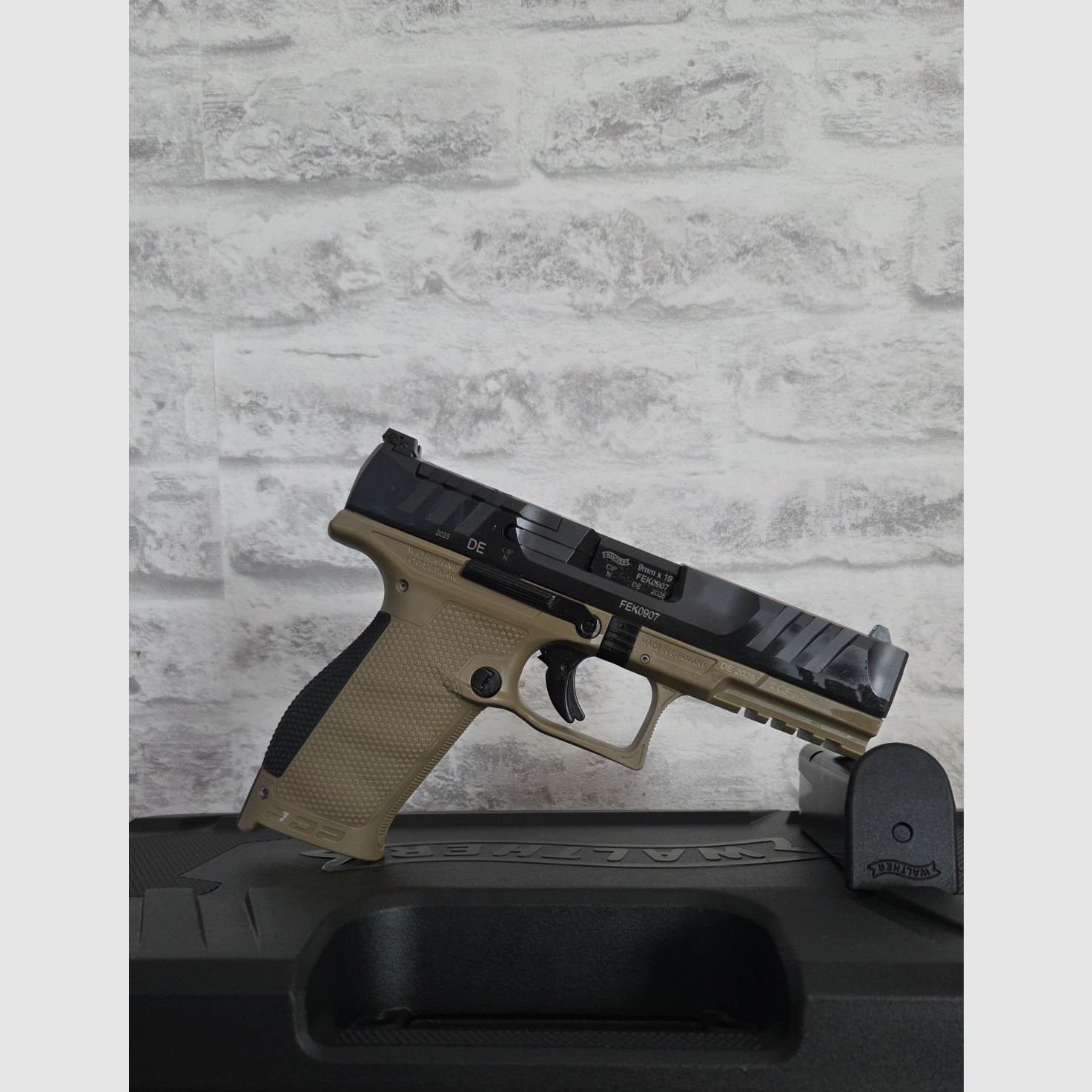 Pistole Walther PDP Fullsize V2 OR 4,5" FDE 9mm Luger