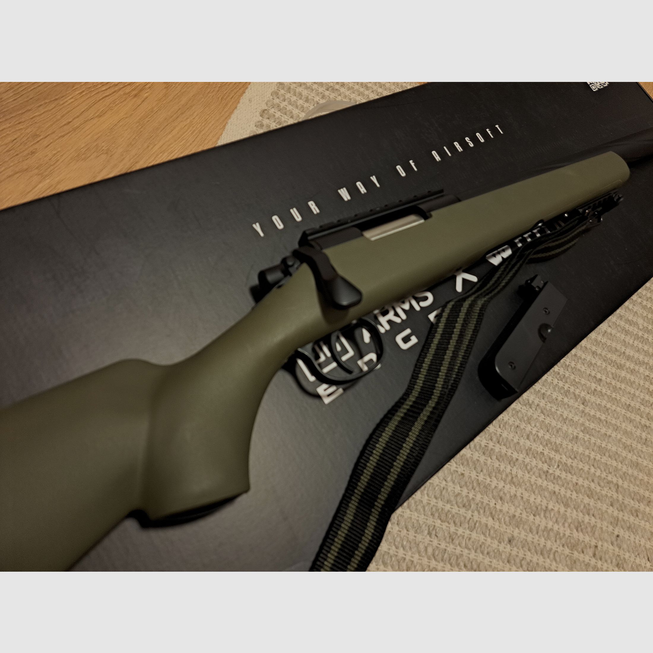 Specna Arms SA-S12 Sniper Rifle High-Power, Olive, 3.5J!!! 6mm BB Airsoft