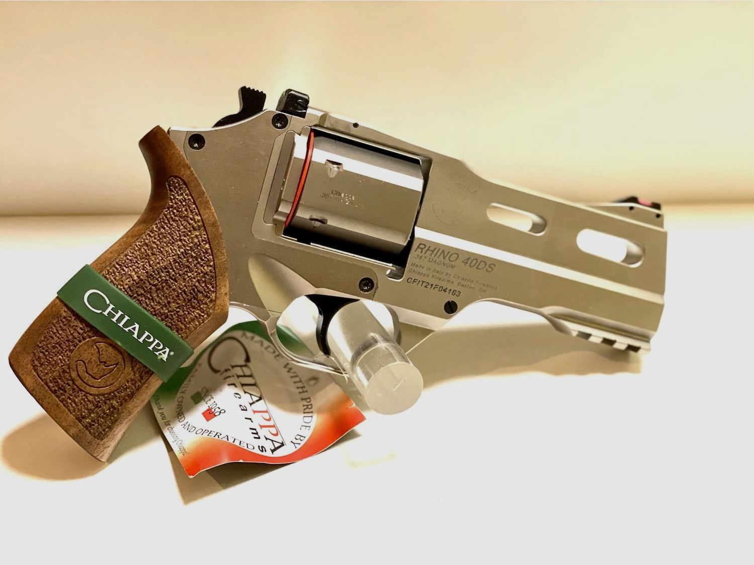 CHIAPPA RHINO 40DS Revolver Nickel, afbeelding 2 van 3