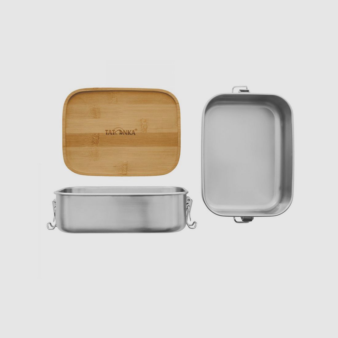 TATONKA Lunch Box I 1000 Bamboo Edelstahl-Brotdose