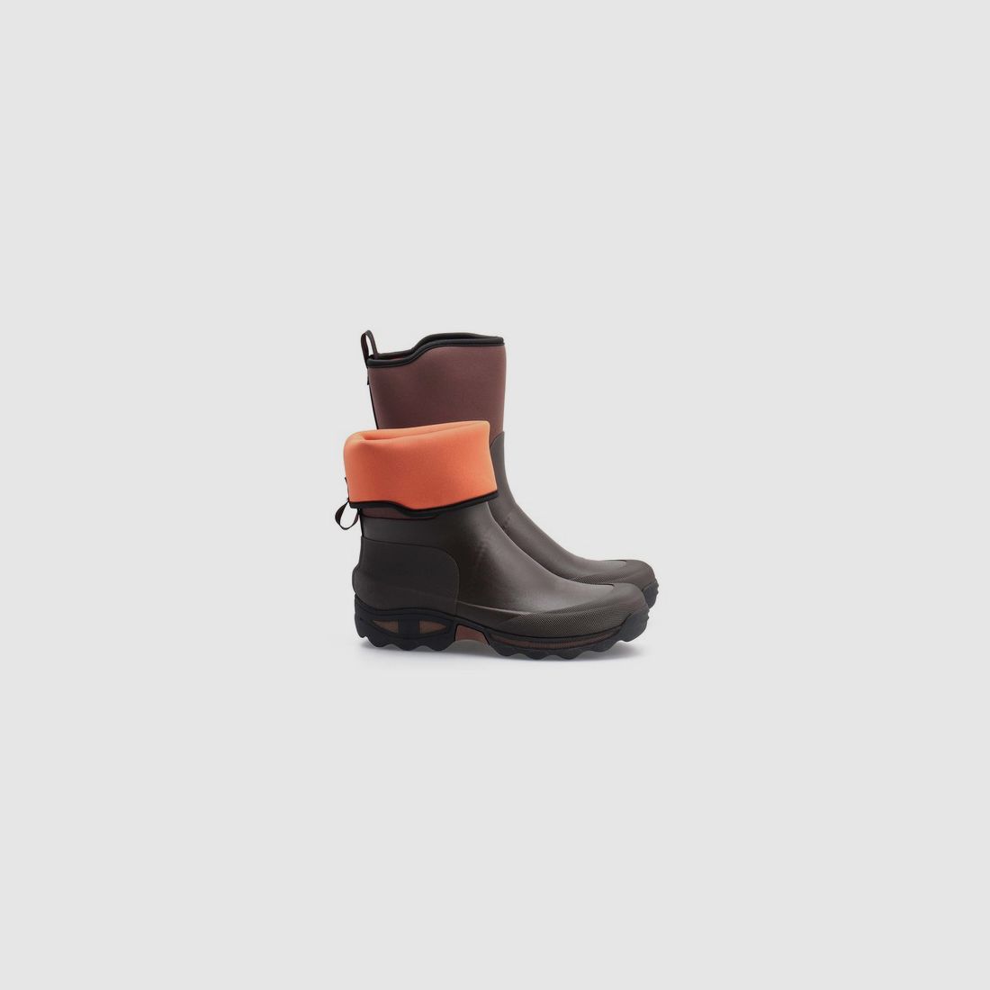 Media bota Rouchette clean garden marrón P43, imagen 2 de 2