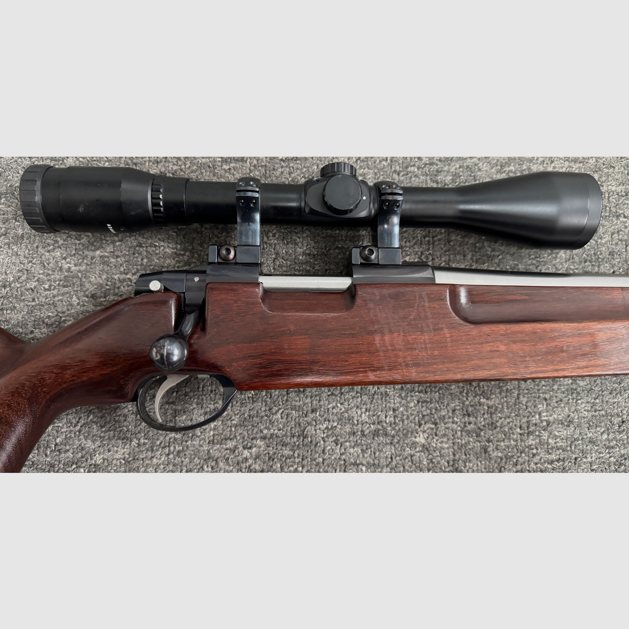 Sako S491 single-shot rifle .222 REM. - steel + scope 10x45