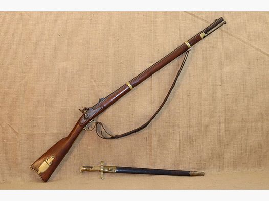 Original - Remington (Zouave Rifle) Perkussions-Büchse, Mod. 1863 .58(BlackPowder)