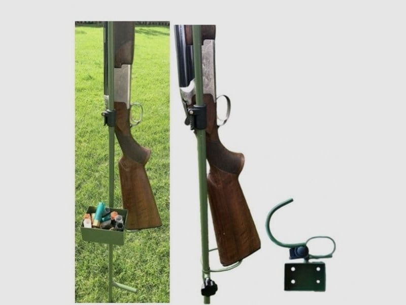 LivingActive Gewehrständer mit Schrotpatronenbehälter