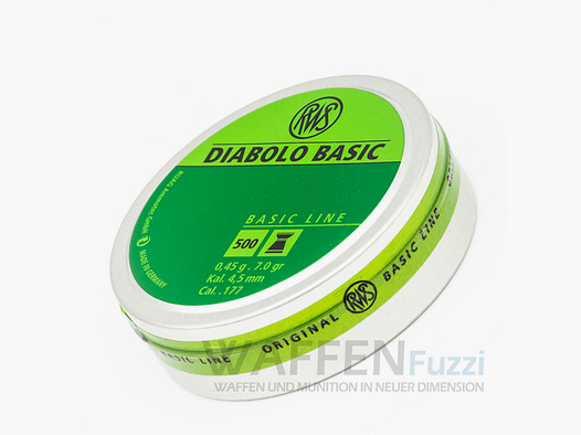 RWS Diabolo Basic caliber 4.5mm 500 pcs