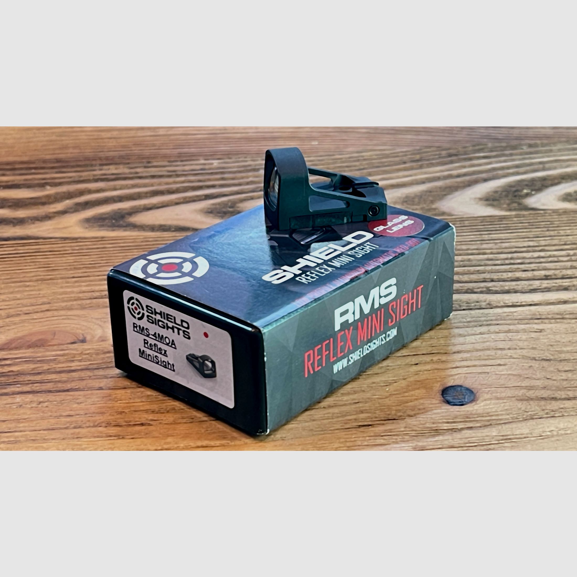 Shield Sights RMS Reflex Mini Sight 4MOA Czerwony Punkt "Cena Specjalna", zdjęcie 1 z 3