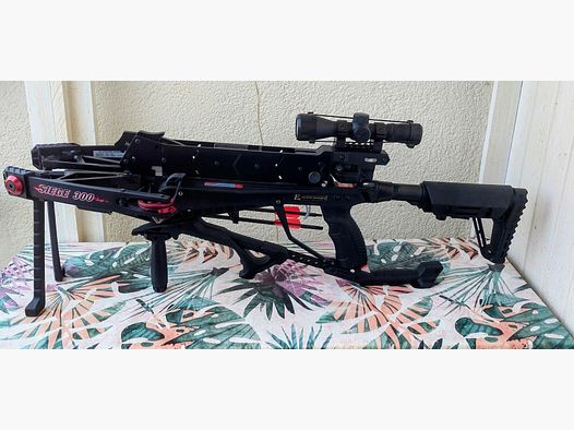 EK Archery Siege 3oo Compound Crossbow met magazijn