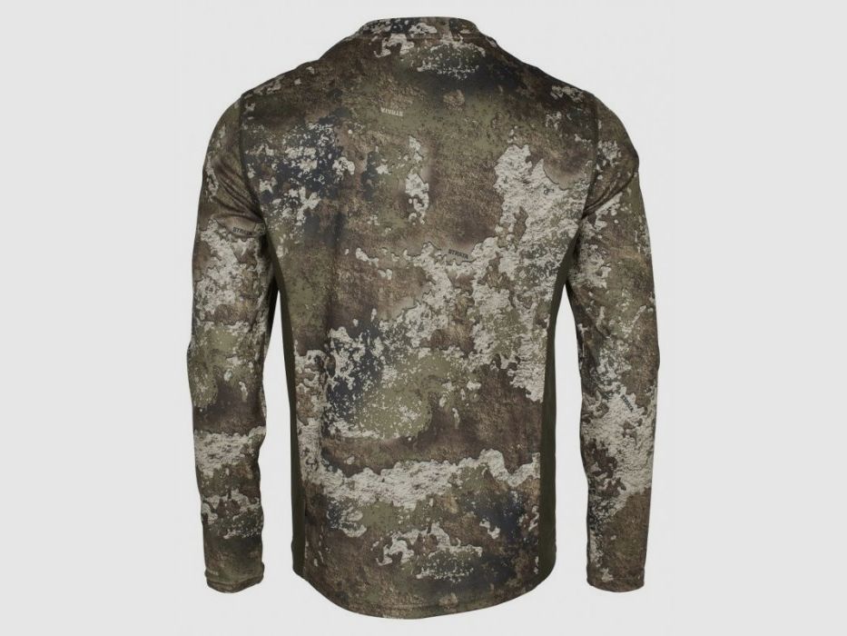 Camiseta Pinewood L/S Furudal Insectsafe Camou Strata/Moss Green (5605), imagen 2 de 3
