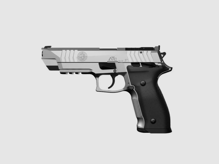 Pistolet Steyr ATc Base 5" 9x19mm Luger, SA/DA, acier inoxydable, Optics Ready, image 1 sur 10