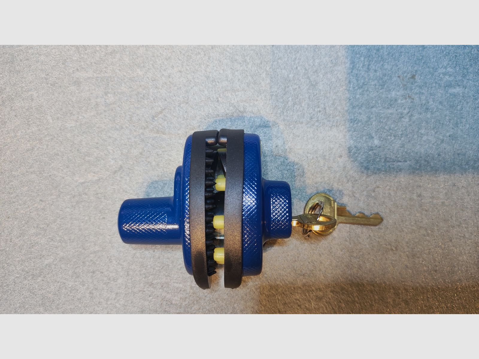 Master Lock Abzugsschloss 90DSPT Dunkelblau – unbenutzt