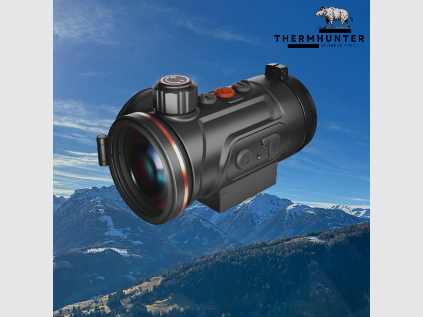 ThermTec Hunt Pro 650 inklusive Adapter Wärmebildvorsatzgerät