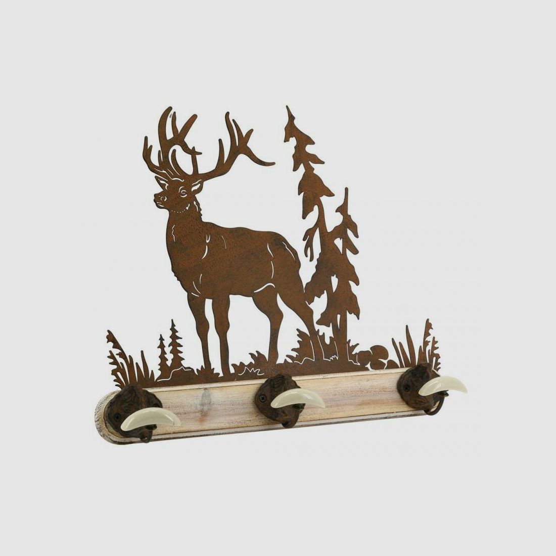 Lovergreen Dekoration Motiv Garderobe Hirsch im Wald