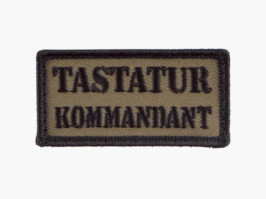 Café Viereck Café Viereck Patch Tastatur-Kommandant oliv
