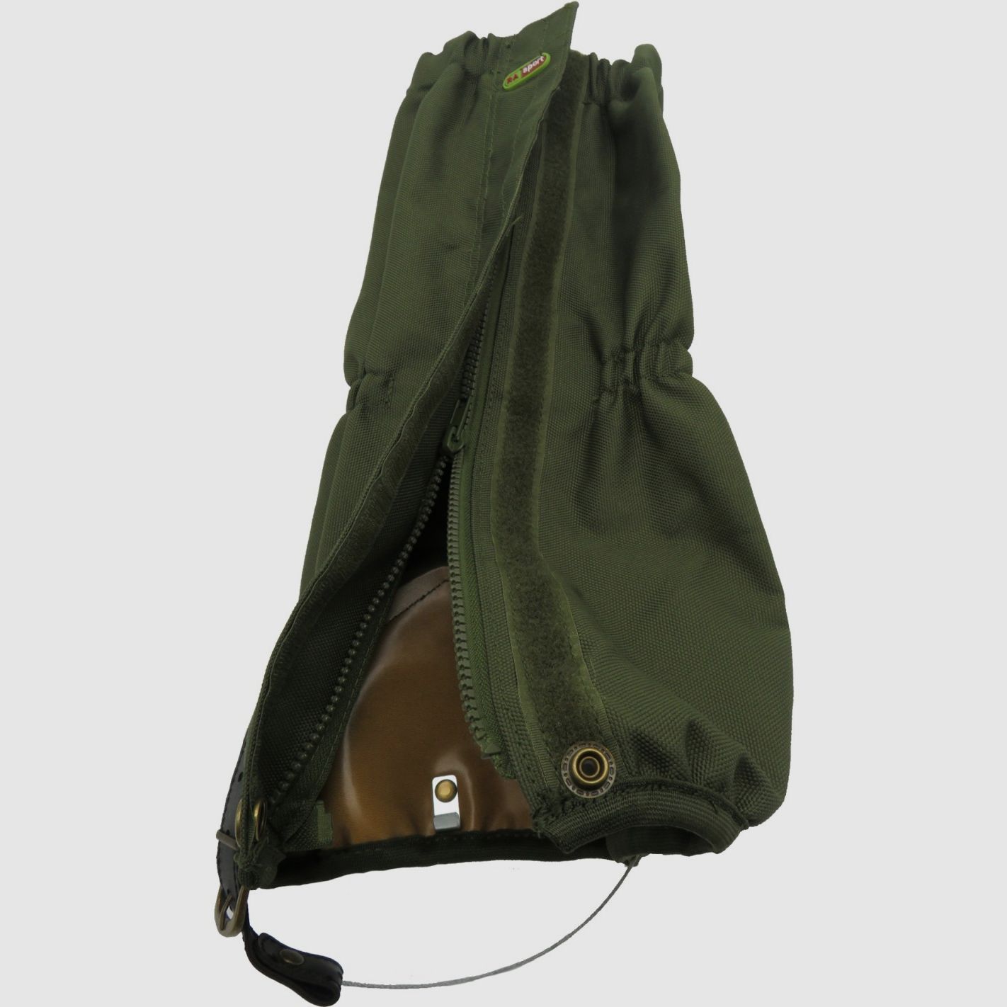 Grüne Cordura-Antispin-Gamaschen, Bild 3 von 4