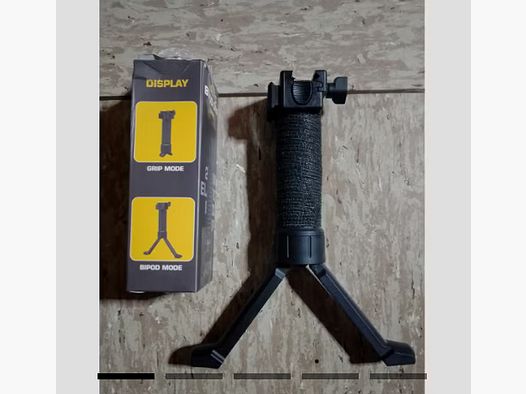 Grip anteriore tattico bipiede manico bipiede anteriore nero picatinny 20mm