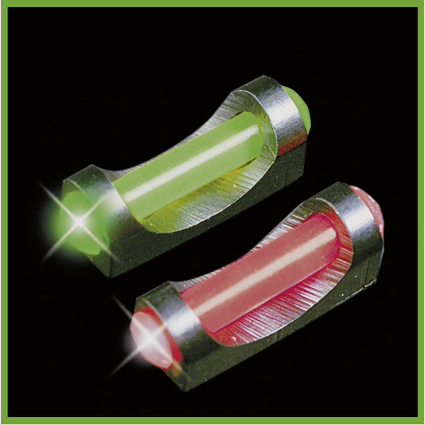 Truglo FatBead M2,6 verde - 2,5mm, corpo in metallo