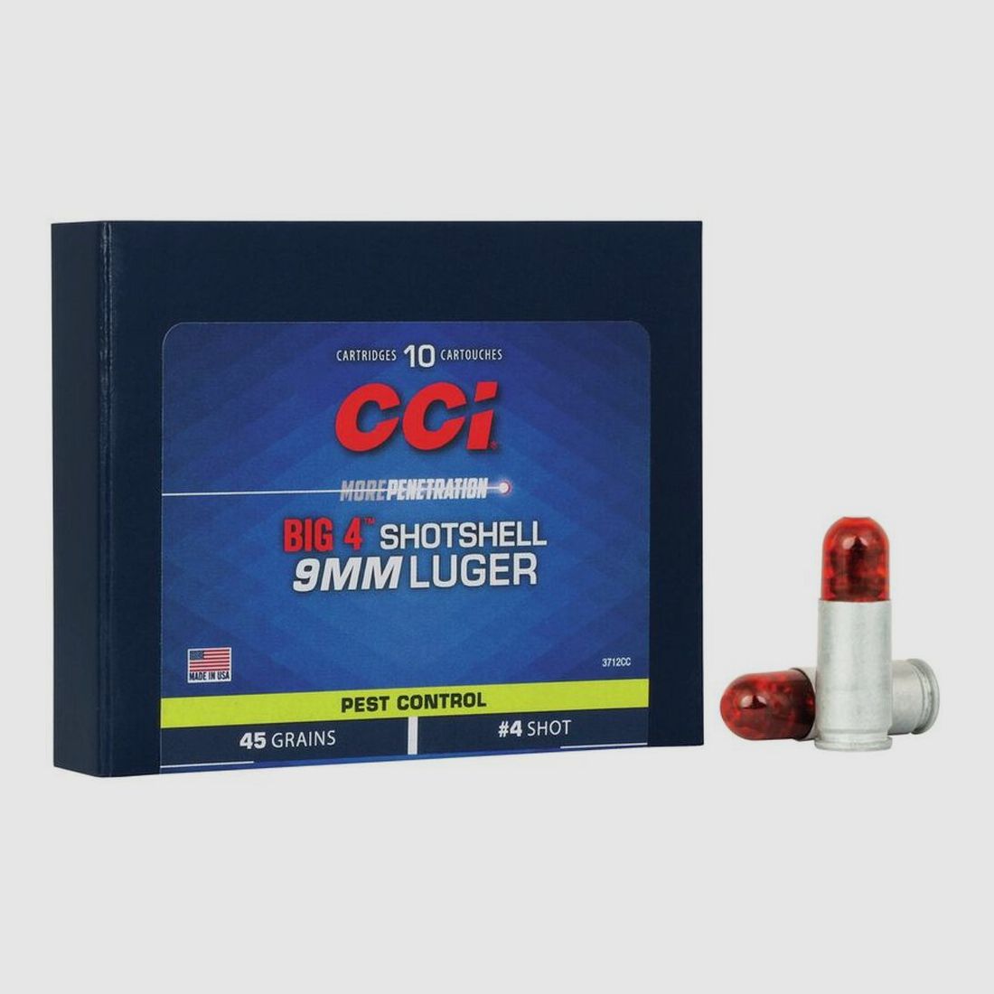 CCI Schrotpatrone 9mm Luger, No. 4, 45gr VE10