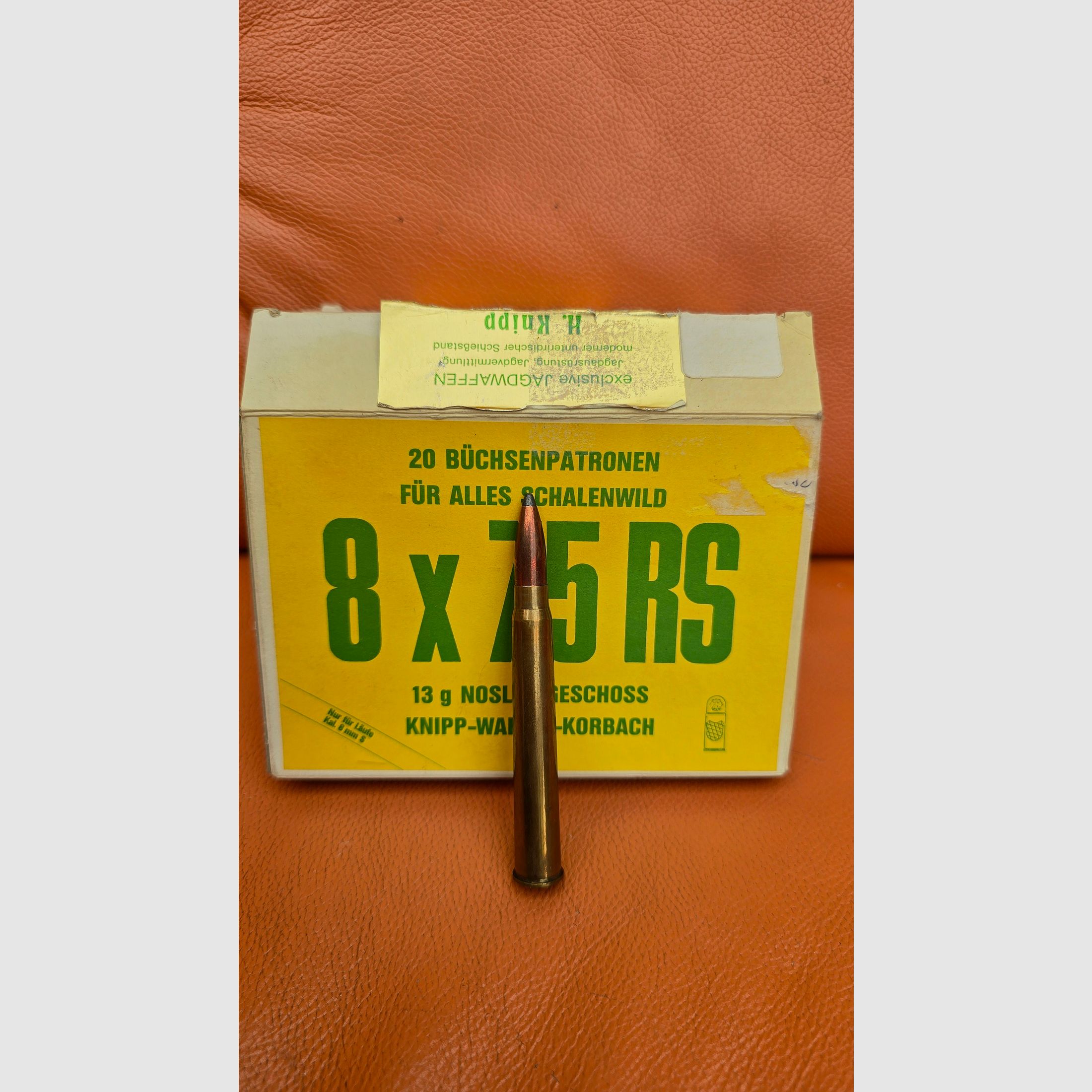 Munition Kaliber 8x75 RS 13 g Nosler
