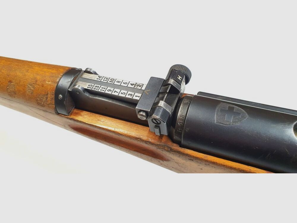 Bern Weapons Factory Repeating Rifle Bern Weapons Factory Swiss K31 Caliber 7.5x55 Swiss complete matching numbers + bayonet