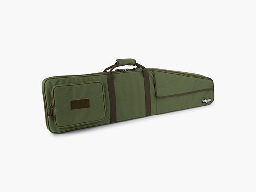 Winter Waffentasche W4 110 cm – wasserabweisend, abschließbar, abnehmbare Rucksackgurte (Forest)