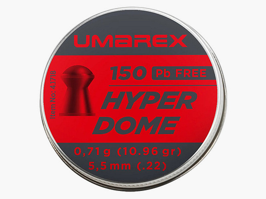 Rundkopf Diabolos Umarex Hyperdome Kaliber 5,5 mm 0,71 g glatt bleifrei 150 StĂĽck