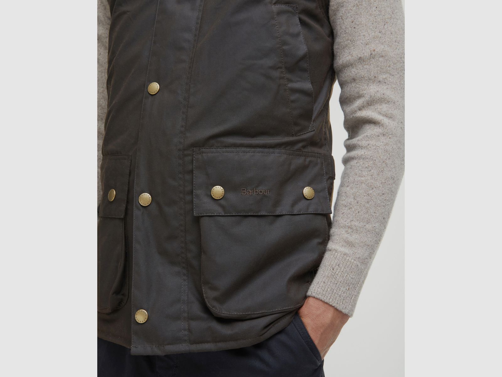 BARBOUR Veste cirée Westmorland Olive