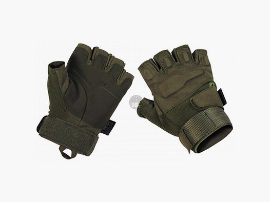 Tactical Handschuhe,"Pro",ohne Finger, oliv - Gre: M
