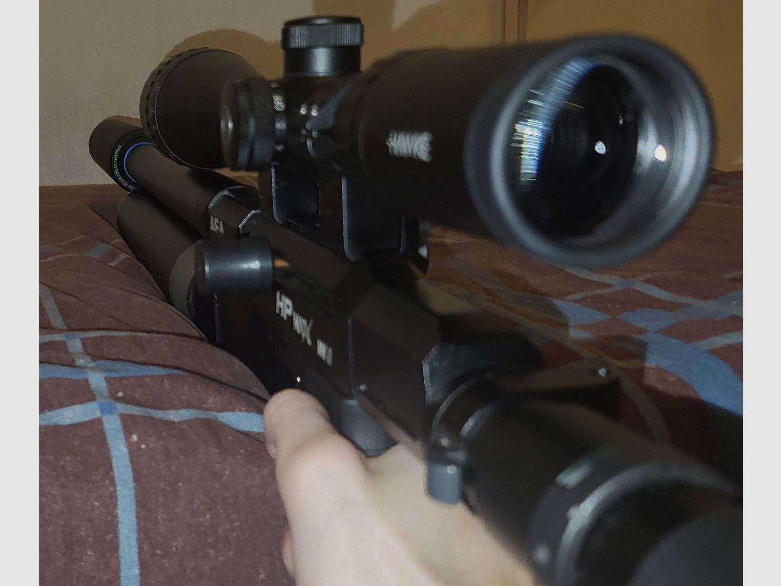 AEA HP MAX Mk.2 mit JADS Waldkauz Schalldämpfer, Hawke Vantage Zielfernrohr und viel mehr