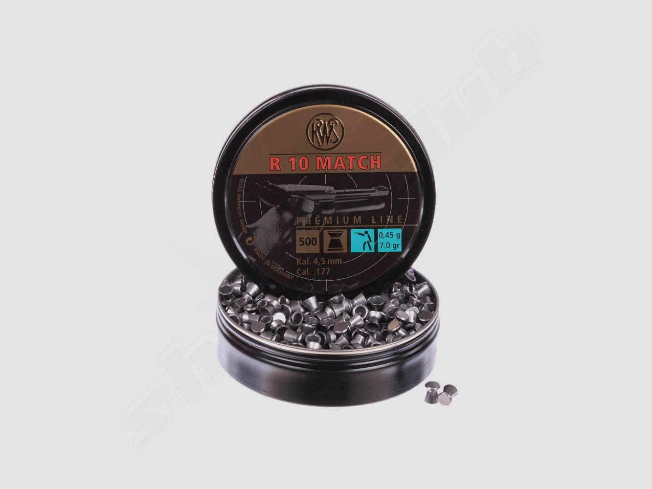 RWS R10 Match 4,49mm 0,45g 500pcs 4,5mmDiabolo, image 1 sur 2