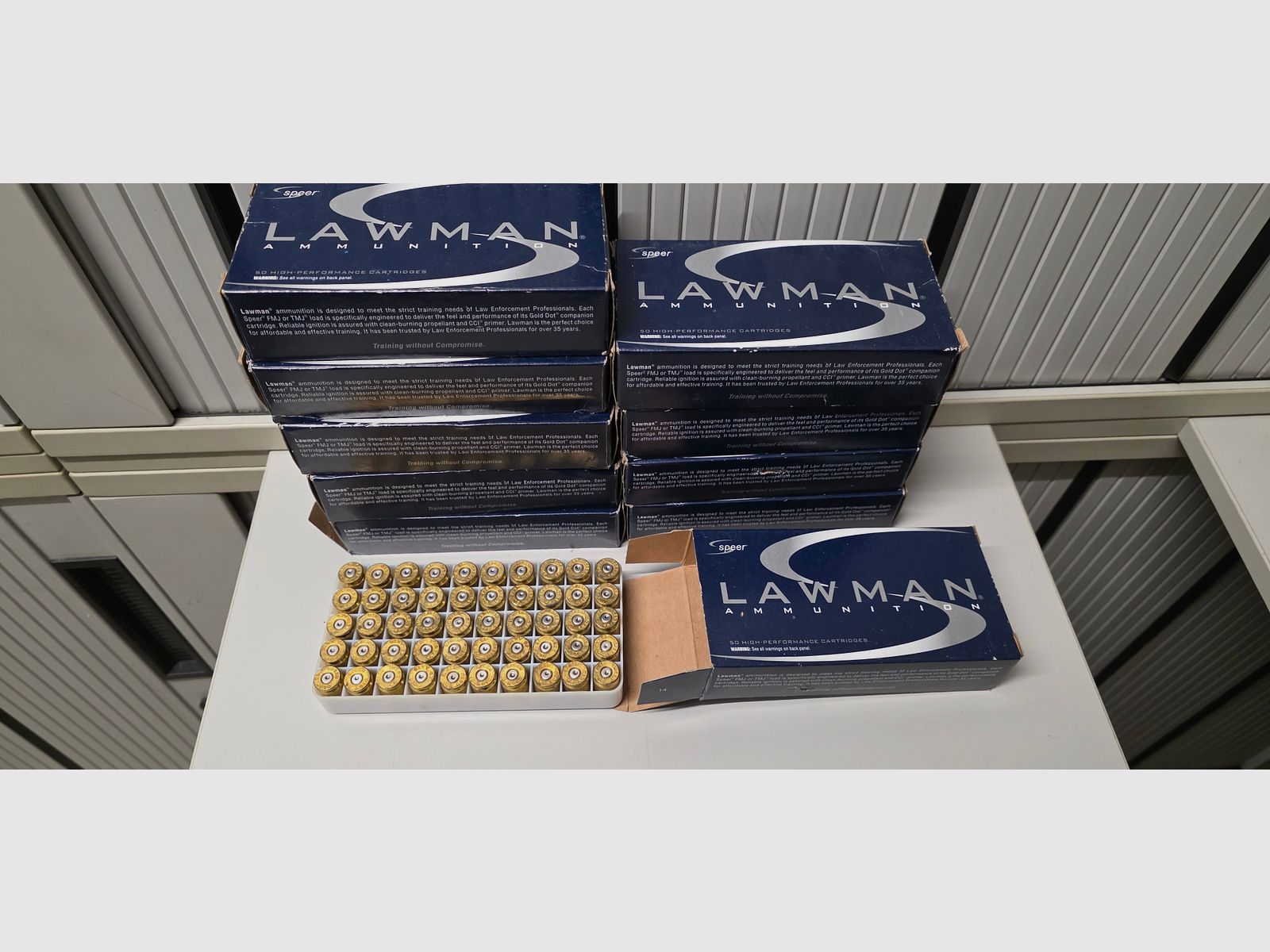 950 pieces. .45 ACP cases