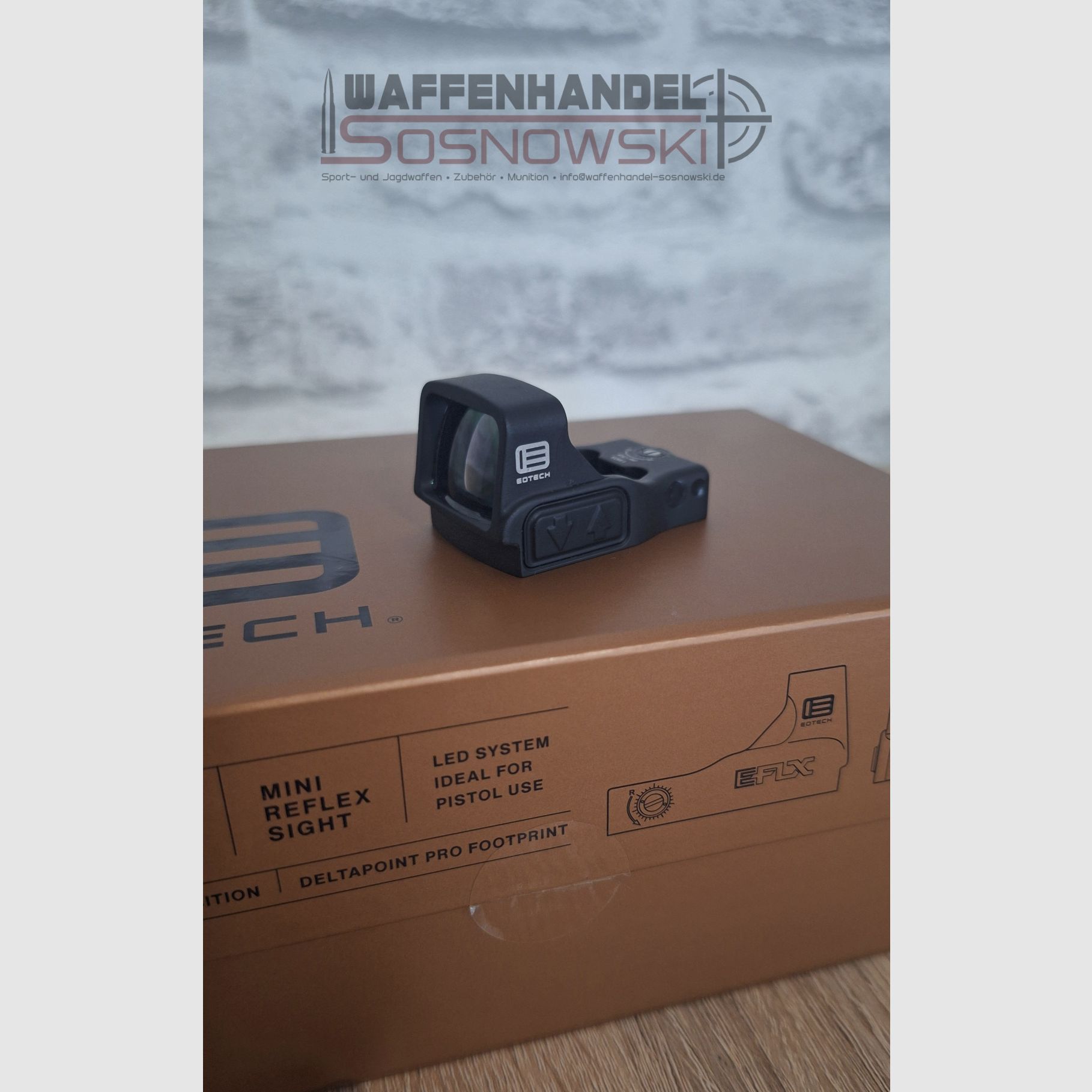 Visor reflex mini EOTech EFLX 3MOA, negro