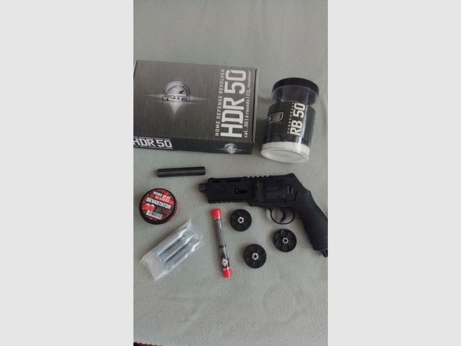 HDR50 Home Defense Revolver cal. 50 T4E Trainings Marker Co2 RAM Waffe