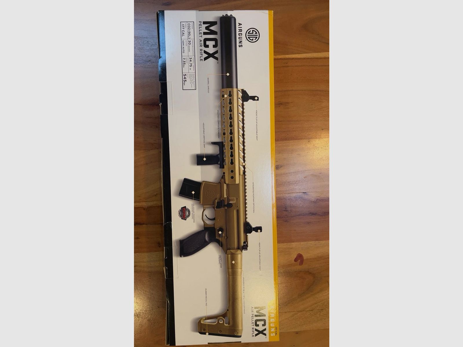 Sig Sauer MCX CO2 Gewehr 4,5 mm Diabolo – Gebraucht (Defekt) – Wie neu!